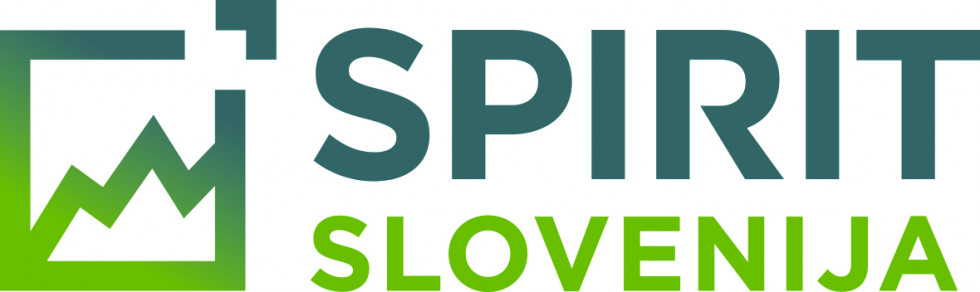 Logotip Javne agencije Republike Slovenije za spodbujanje investicij, podjetništva in internacionalizacije (SPIRIT Slovenija) 