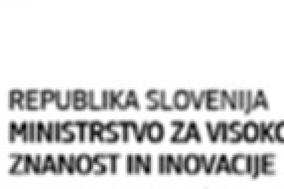 Logotipi Načrt za okrevanje, Ministrstvo za visoko šolstvo, znanost in inovacije, Evropska komisija
