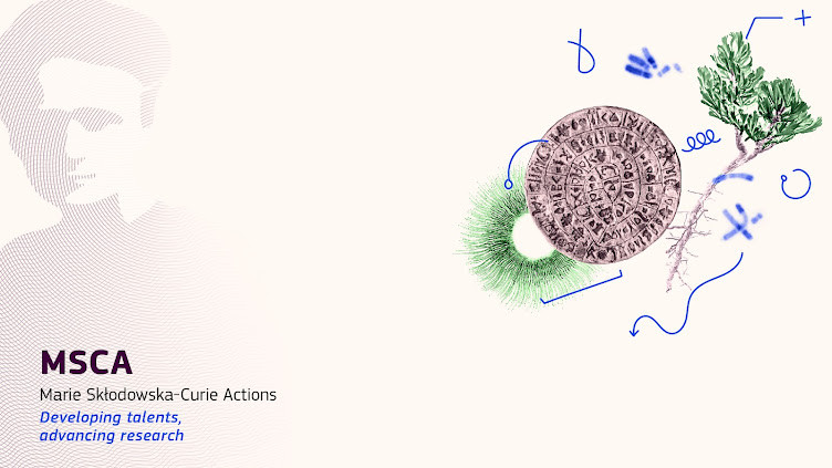 Logotip Marie Skłodowska-Curie Action (MSCA)