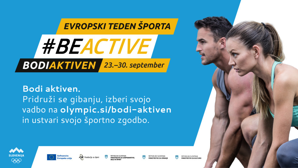 plakat Evropskega tedna športa 2026