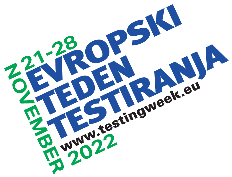 Logotip Evropskega tedna testiranja