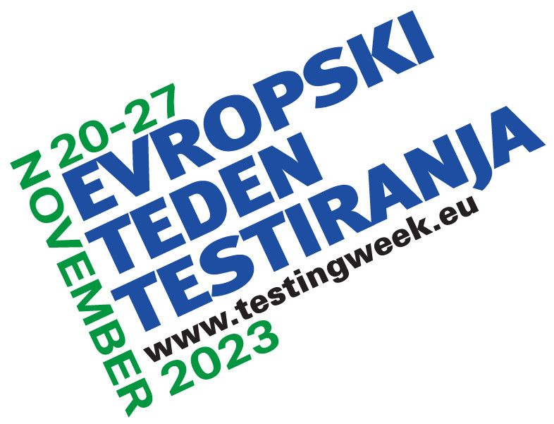 logotip Evropski teden testoiranja