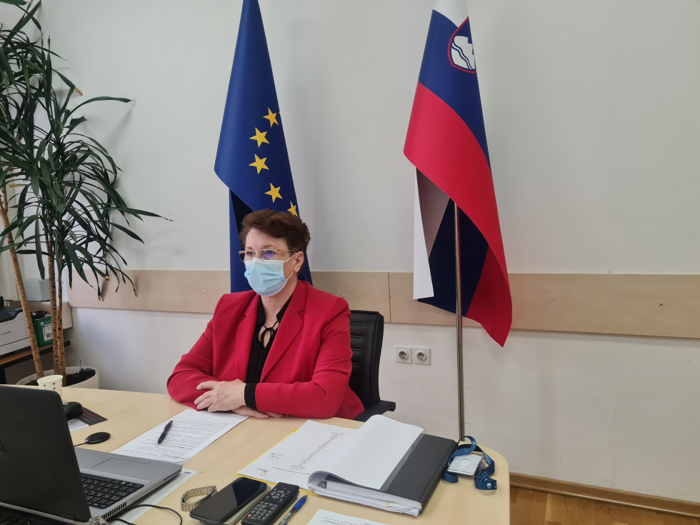 Alenka Forte - neformalna videokonferenca ministrov za zdravje