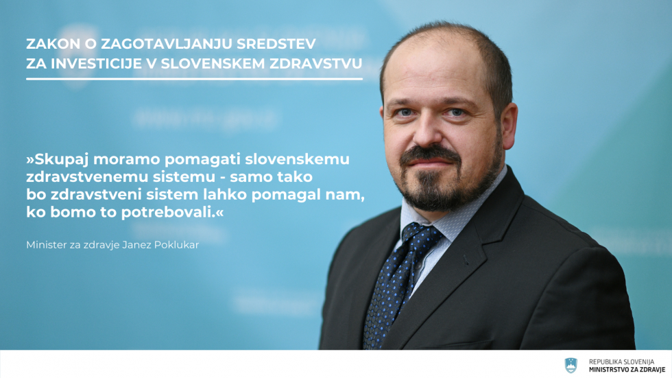 Minister za zdravje Janez Poklukar