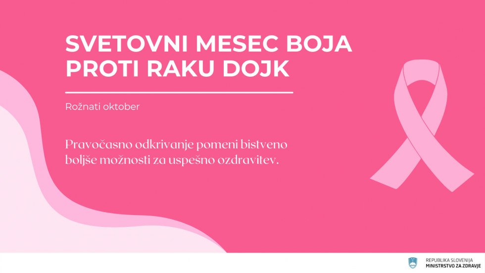 Pasica rožnati oktober je svetovni mesec boja proti raku dojk