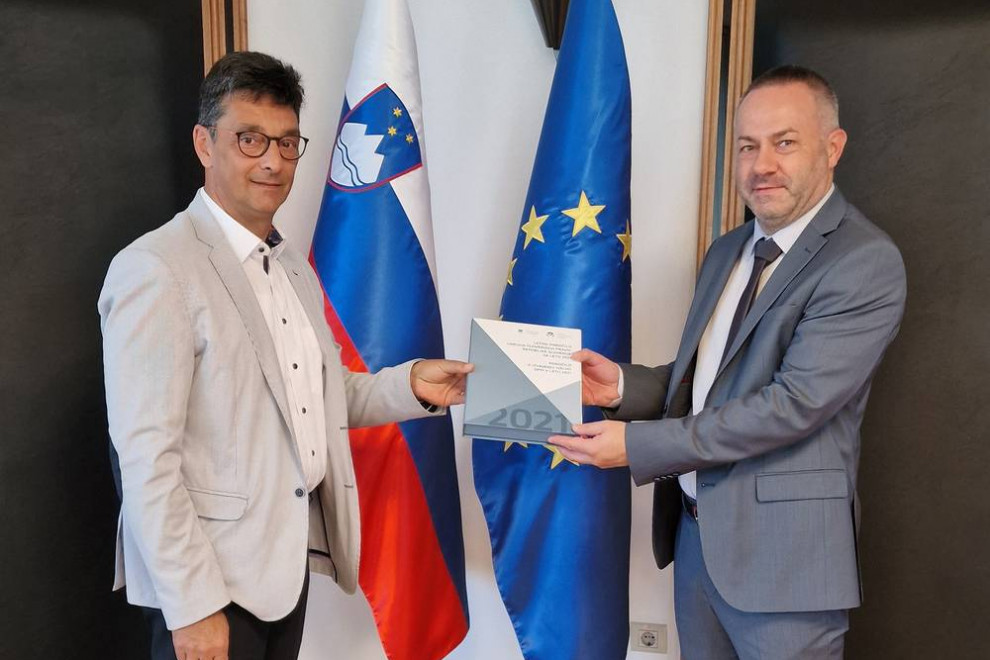 Varuh človekovih pravic Peter Svetina in minister za zdravje Danijel Bešič Loredan 