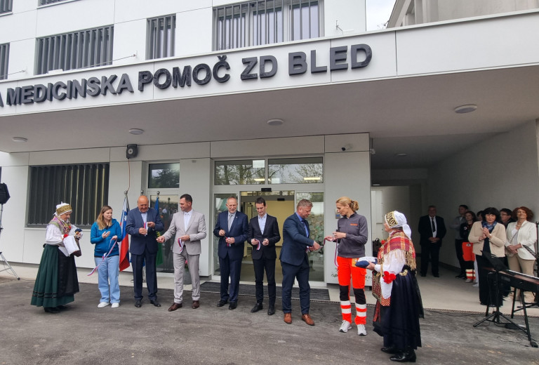 Državni sekretar Marjan Pintar odprl nove prostore Zdravstvenega doma Bled