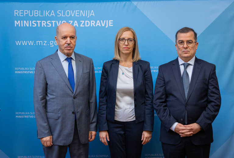 Ministrica za zdravje dr. Valentina Prevolnik Rupel sprejela alžirsko delegacijo
