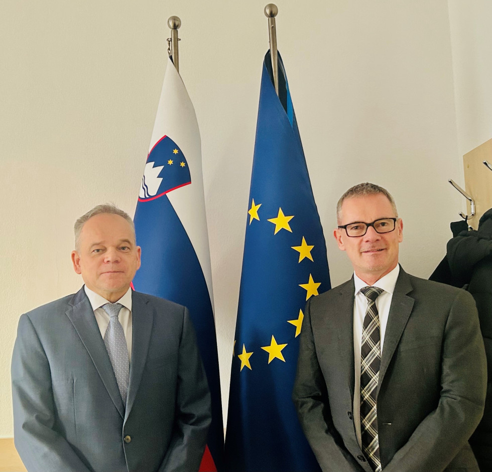 Državni sekretar Iztok Kos in veleposlanik Kraljevine Danske, Nj. eksc. dr. Christian Thorning