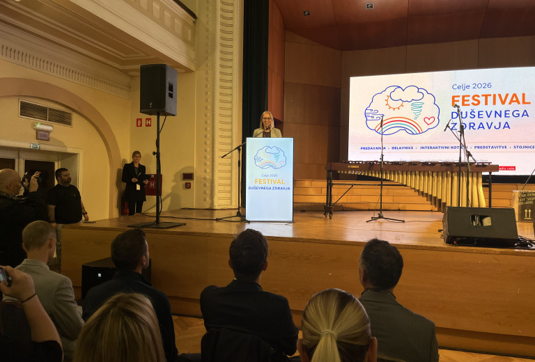 Ministrica za zdravje na Festivalu duševnega zdravja