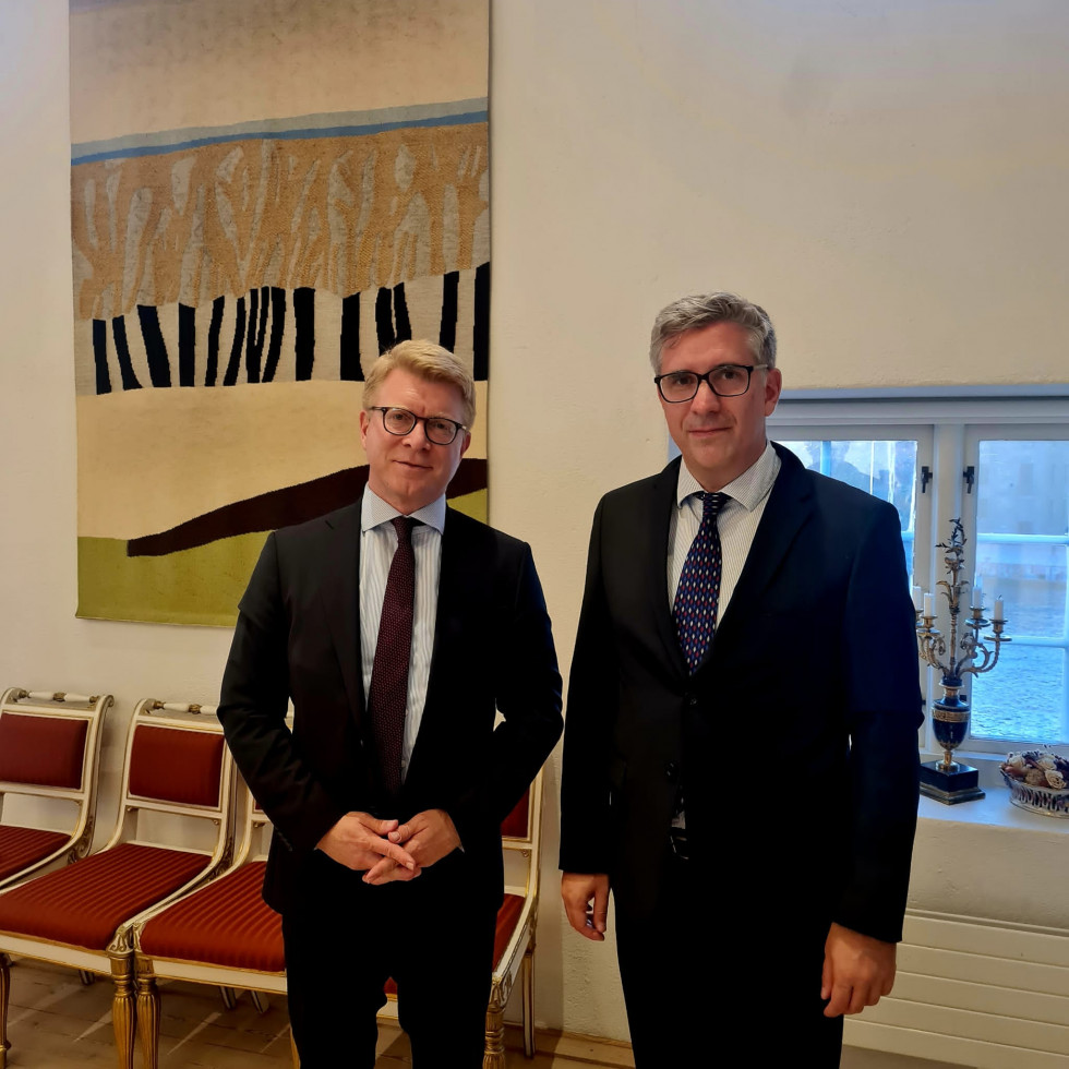 State Secretary Marko Štucin and State Secretary Carsten Grønbech-Jensen