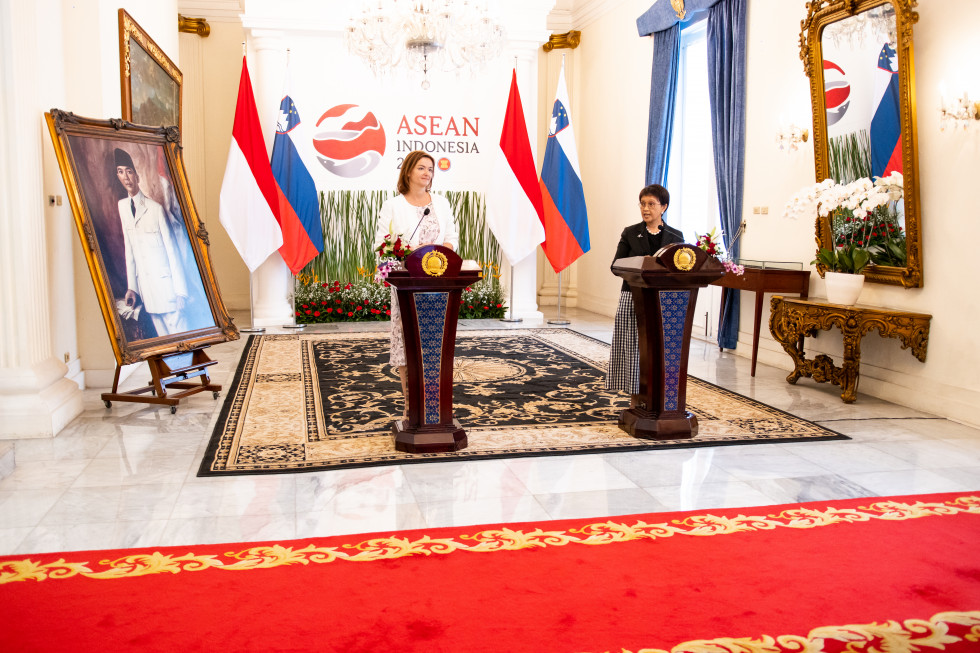 Ministers during a press conference