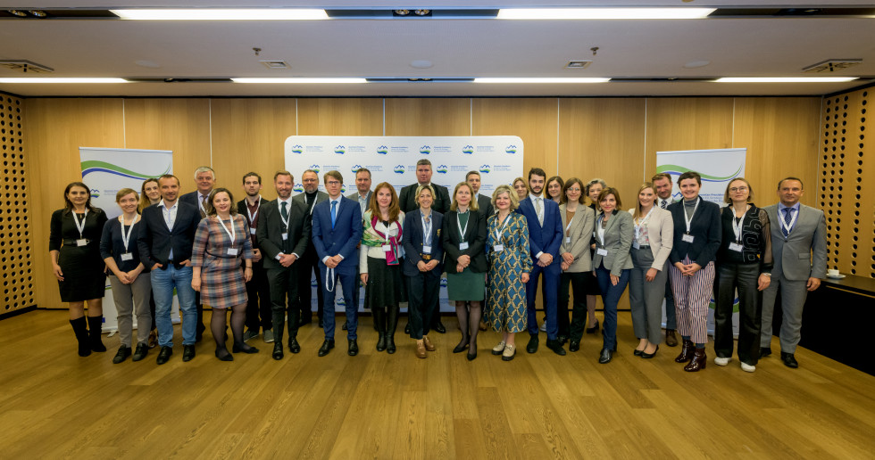 Udeleženci zasedanja nacionalnih koordinatorjev Strategije EU za Podonavje