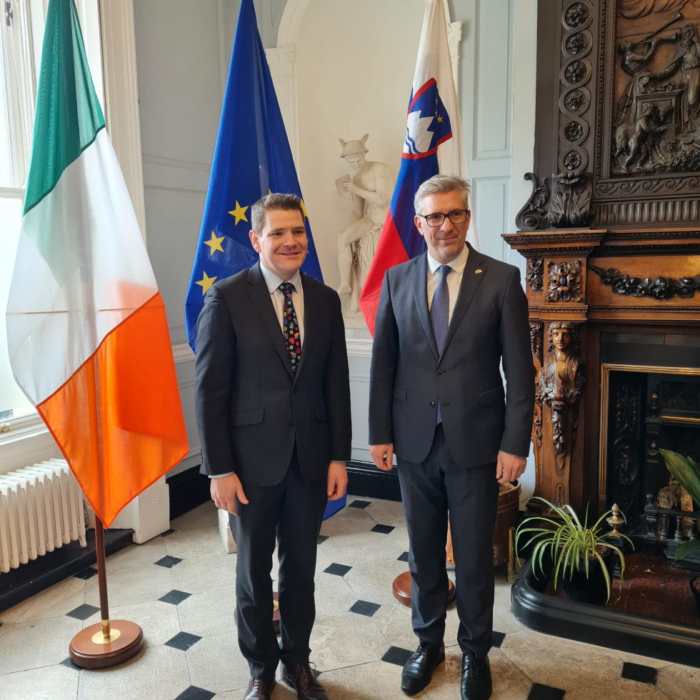 Državni sekretar Marko Štucin in državni minister Irske Peter Burke