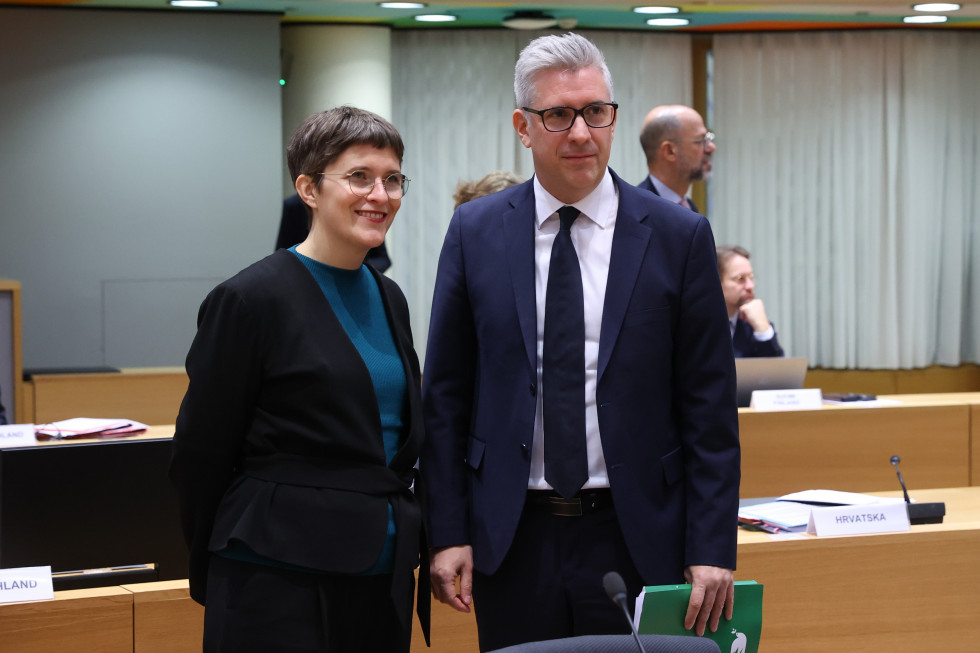 State Secretary Marko Štucin with German Minister of State Anna Lührmann