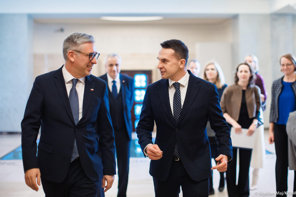State Secretary Marko Štucin at political consultations with Polish Minister for the EU Adam Szlapka