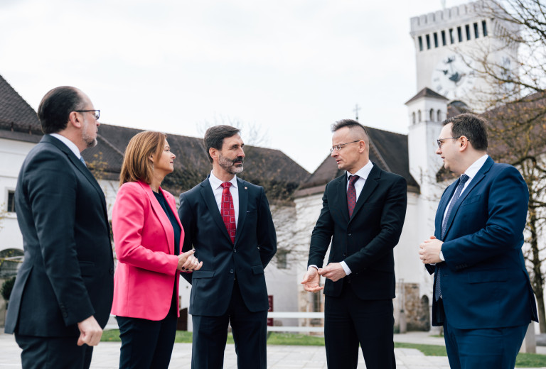 Third meeting of the foreign ministers of the informal Central 5 group in Slovenia
