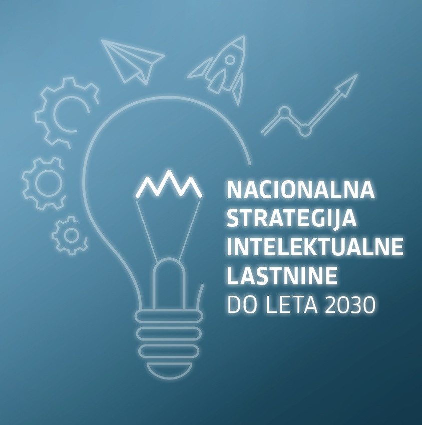 žarnica na modri podlagi