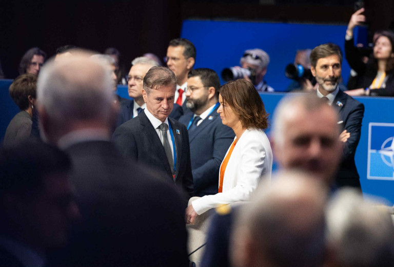 Minister Fajon at the NATO Summit: Clear security guarantees for Ukraine are essential for peace