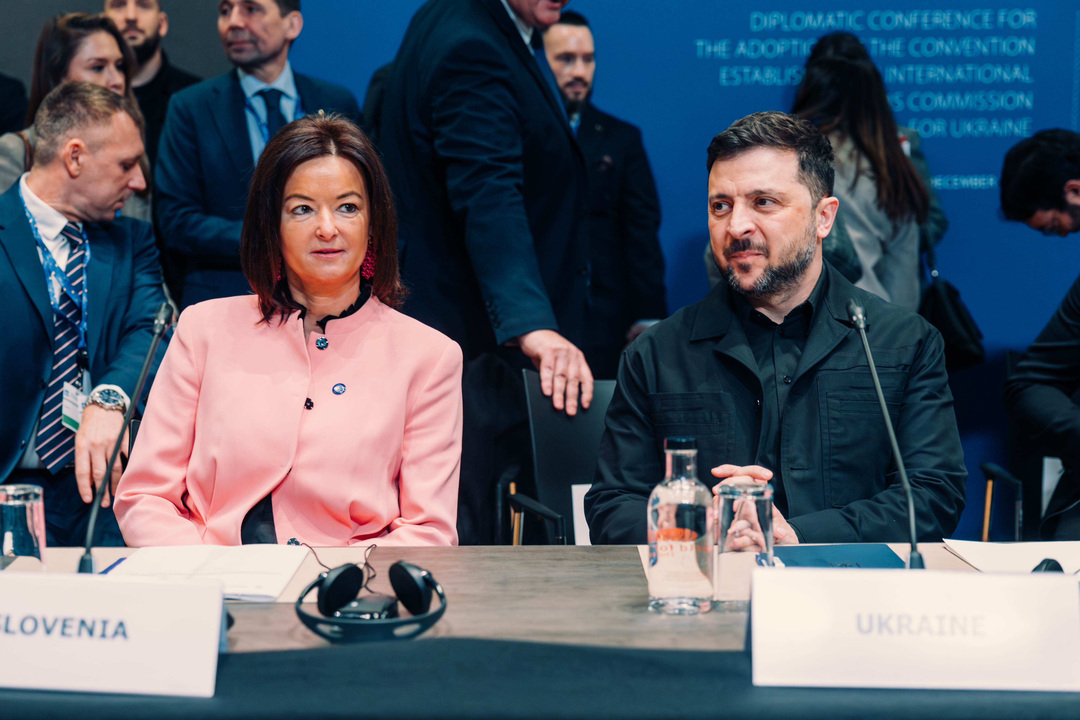 Minister Fajon signed the Convention Establishing an International Claims Commission for Ukraine