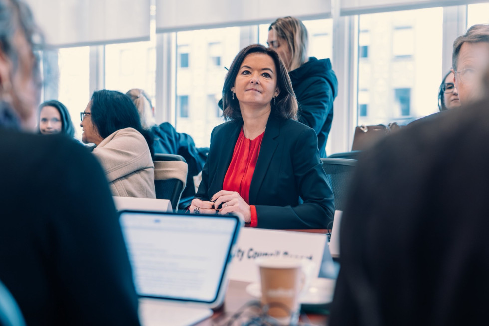Minister Tanja Fajon at the annual meeting of the Joint Commitment on Women, Peace and Security 
