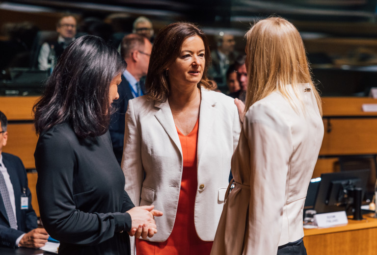Minister Fajon calls for stronger action and return of abducted Ukrainian children at Luxembourg meeting