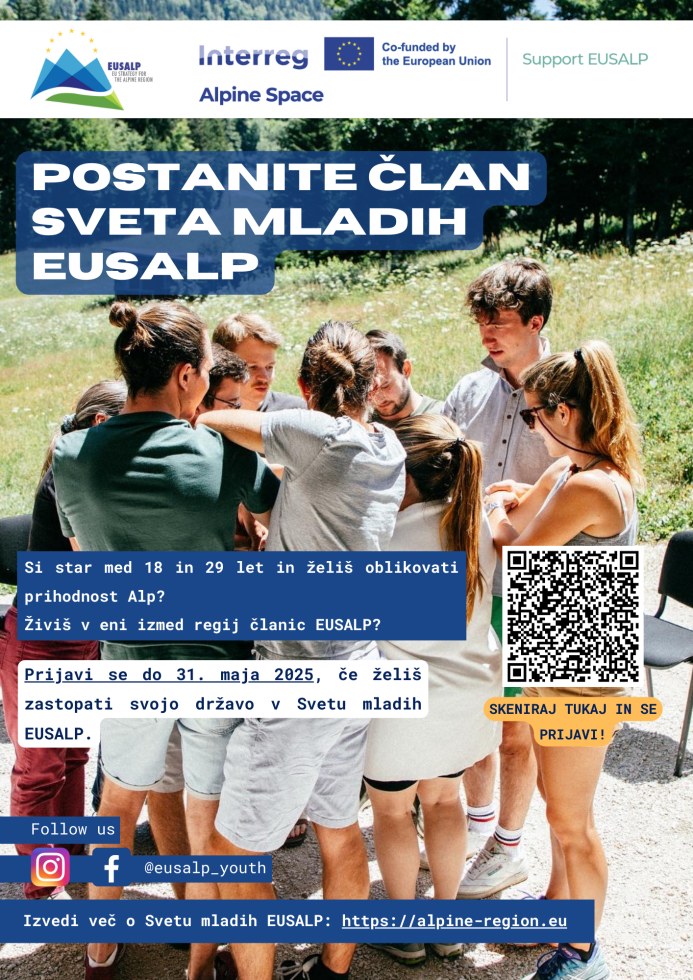 poster z informacijami o članstvu