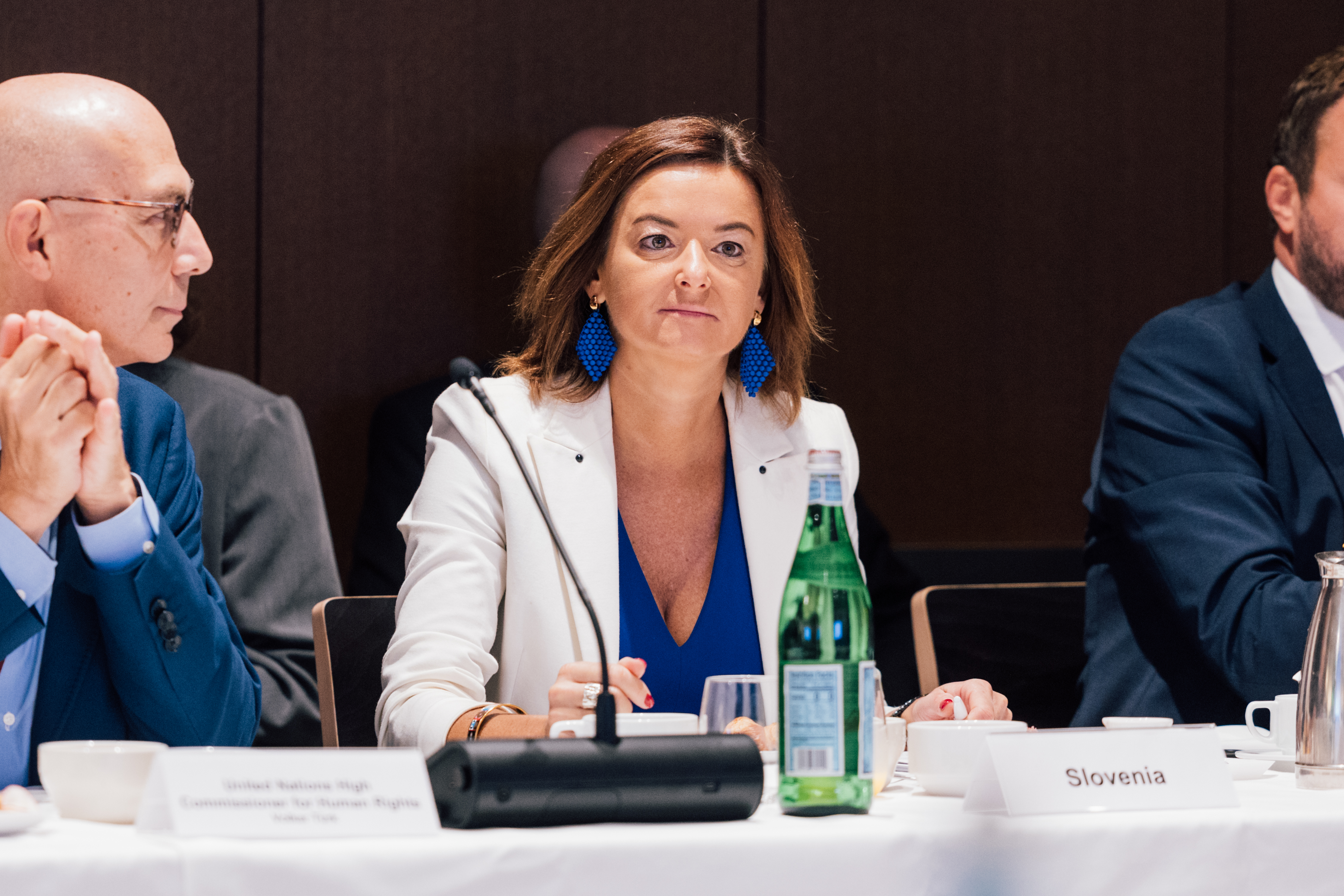 At the High-level Week in New York, Minister Fajon prioritised political solutions over military approaches