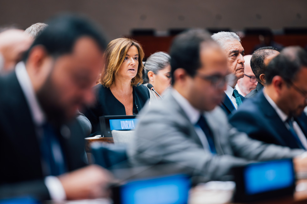 Ministrica Fajon na zasedanju Globalnega zavezništva v New Yorku 