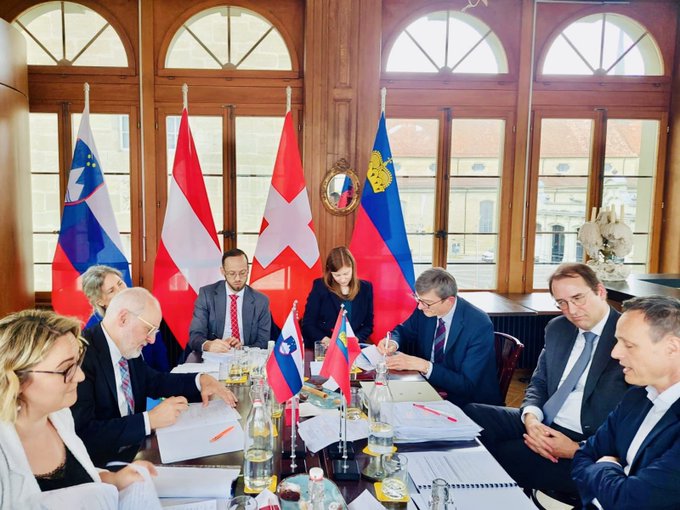 State Secretary Grašič at a quadrilateral meeting in Switzerland on a unified European response to global crises