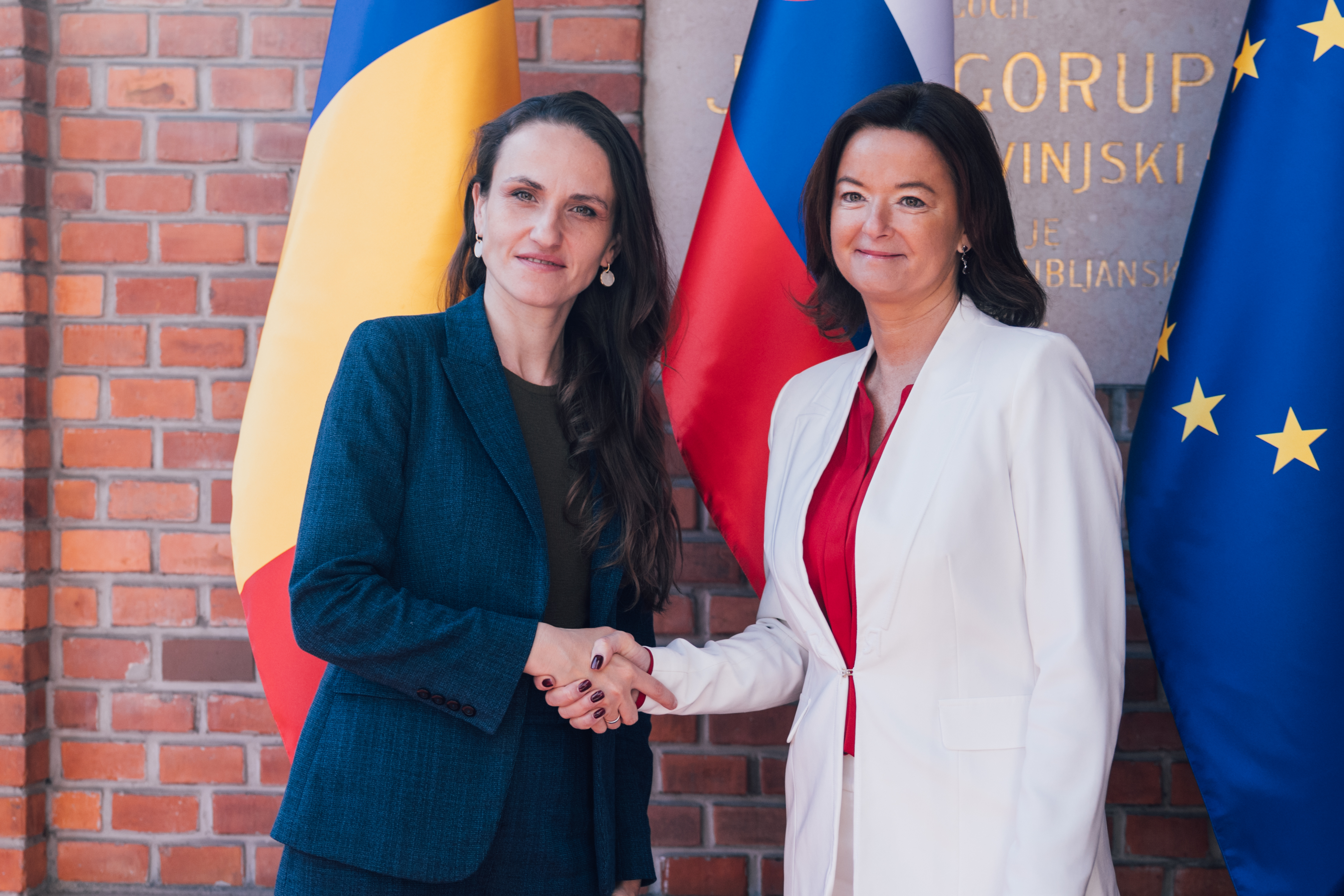 Minister Fajon and Romanian Foreign Minister Țoiu discuss solidarity and the shared objectives of an enlarged Europe