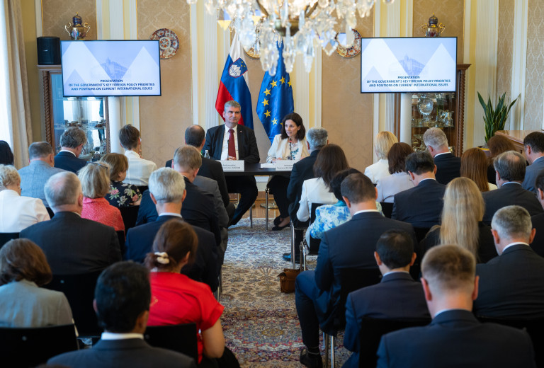 Presentation of Slovenian foreign policy priorities to the diplomatic corps