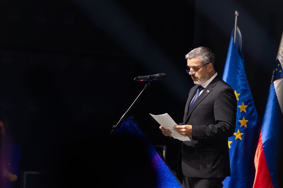 Minister Kajzer na Slovenskem globalnem forumu  (avtor fotografije: Klemen Golob)