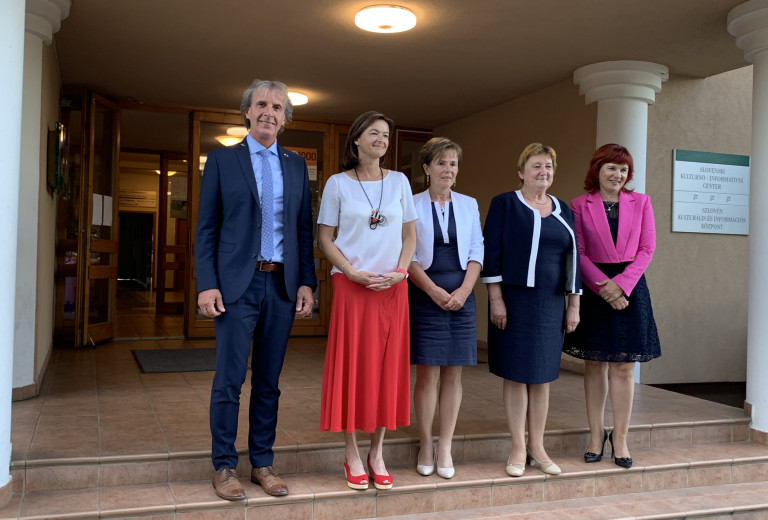 Minister Fajon welcomes solidarity and community activities at her meeting with representatives of Slovenians in the Porabje region