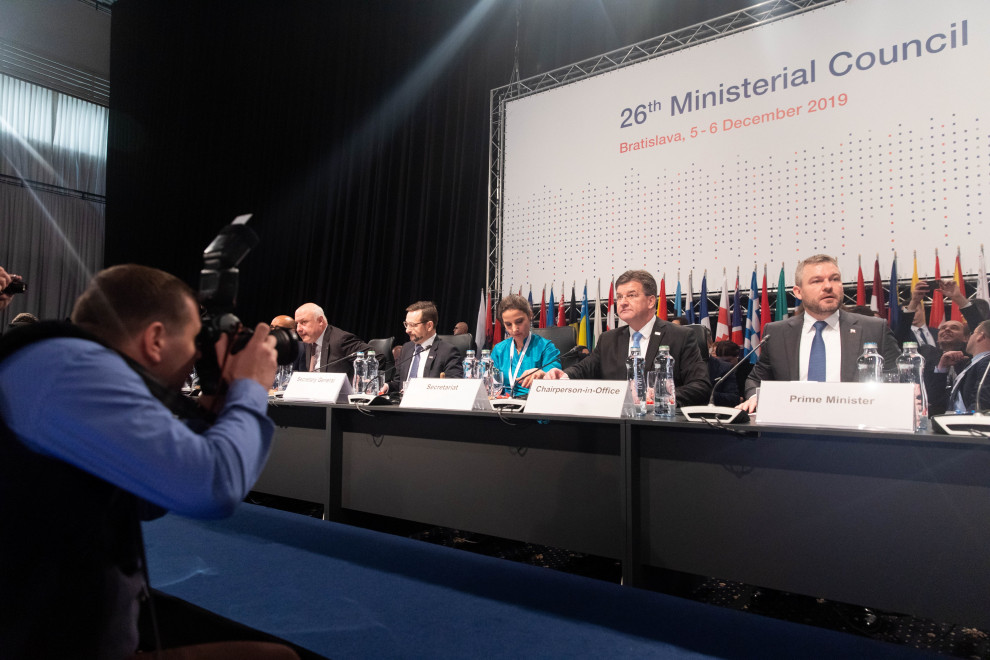 Uradni nagovor slovaškega zunanjega ministra Miroslava Lajčáka kot predsedujočega OVSE v letošnjem letu