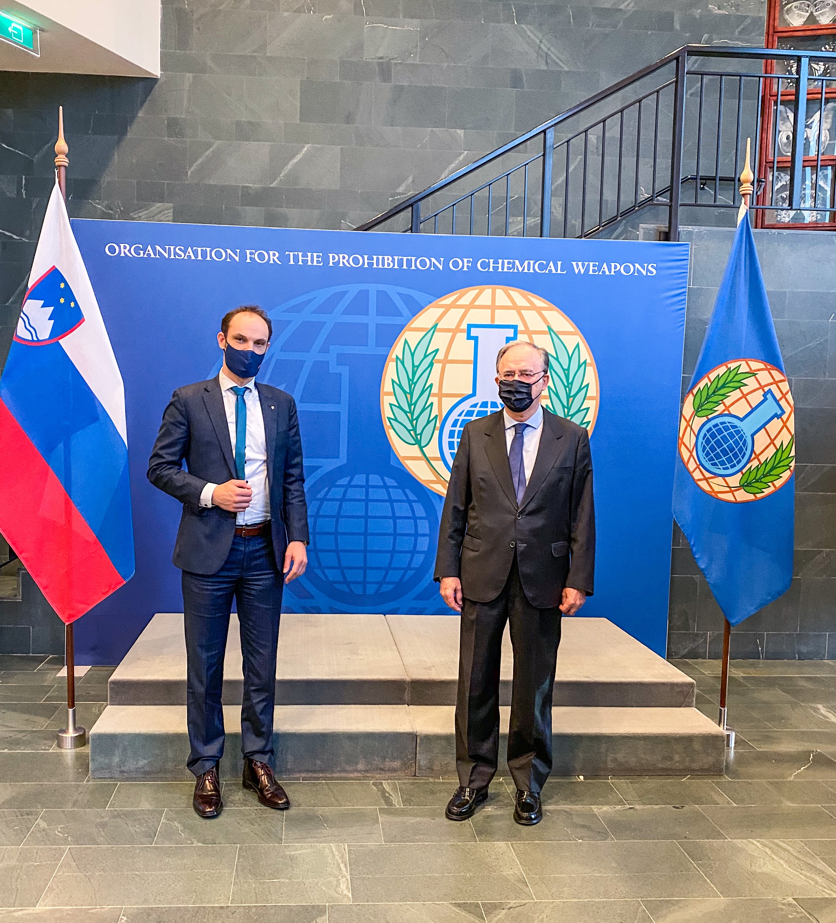 Minister Anže Logar meets with Fernando Arias, Director-General of the Organisation for the Prohibition of Chemical Weapons - Vimarsana News