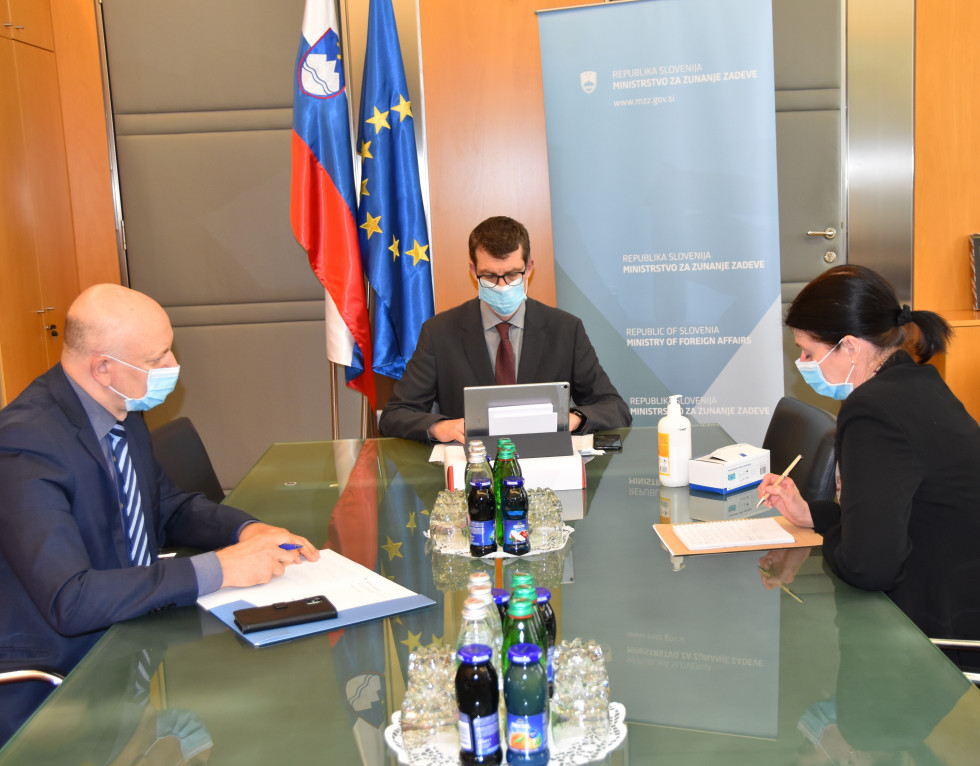 State Secretary Gašper Dovžan