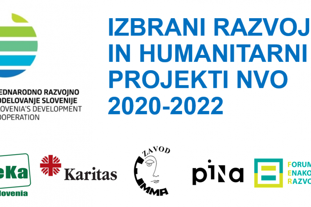 Izbrani razvojni in humanitarnih projekti (Epeka, Karitas, itd).