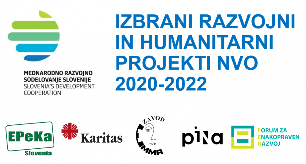 Izbrani razvojni in humanitarnih projekti (Epeka, Karitas, itd).