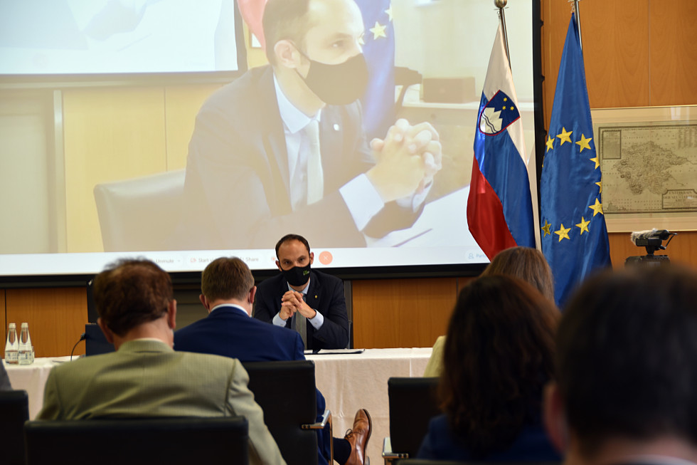 during a lecture at the diplomatic academy