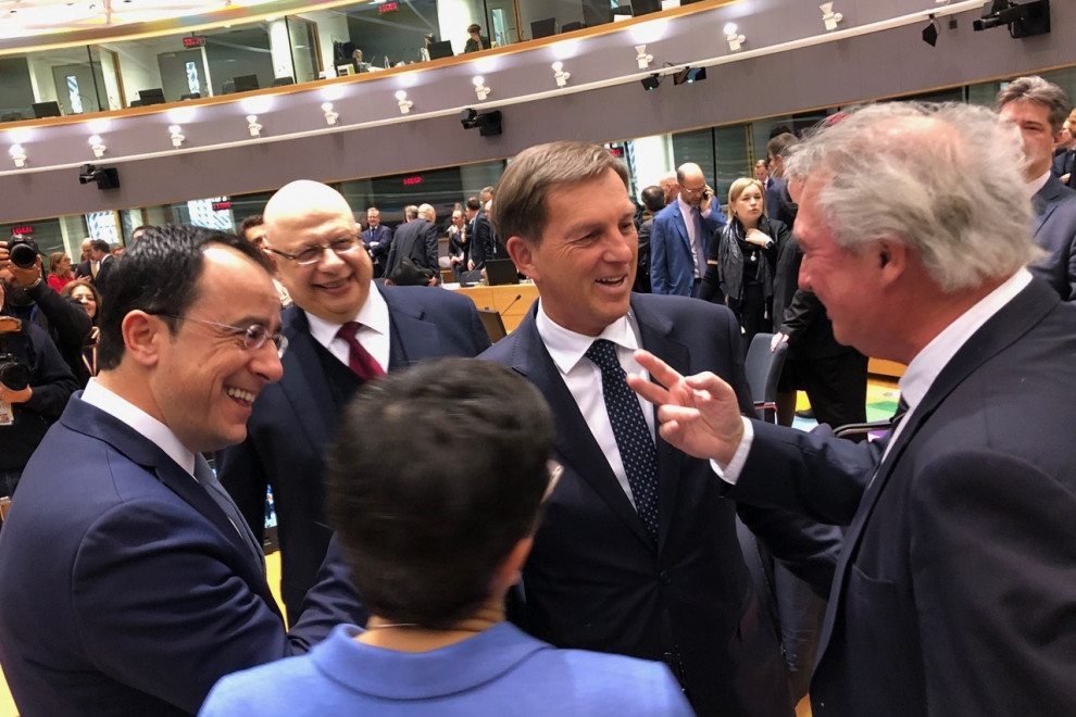 Foreign Minister Dr Miro Cerar, Minister of Foreign and European Affairs of Luxembourg Jean Asselborn, Foreign Minister of Spain Arancha González Laya and Foreign Minister of Cyprus Nikos Christodoulidi.
