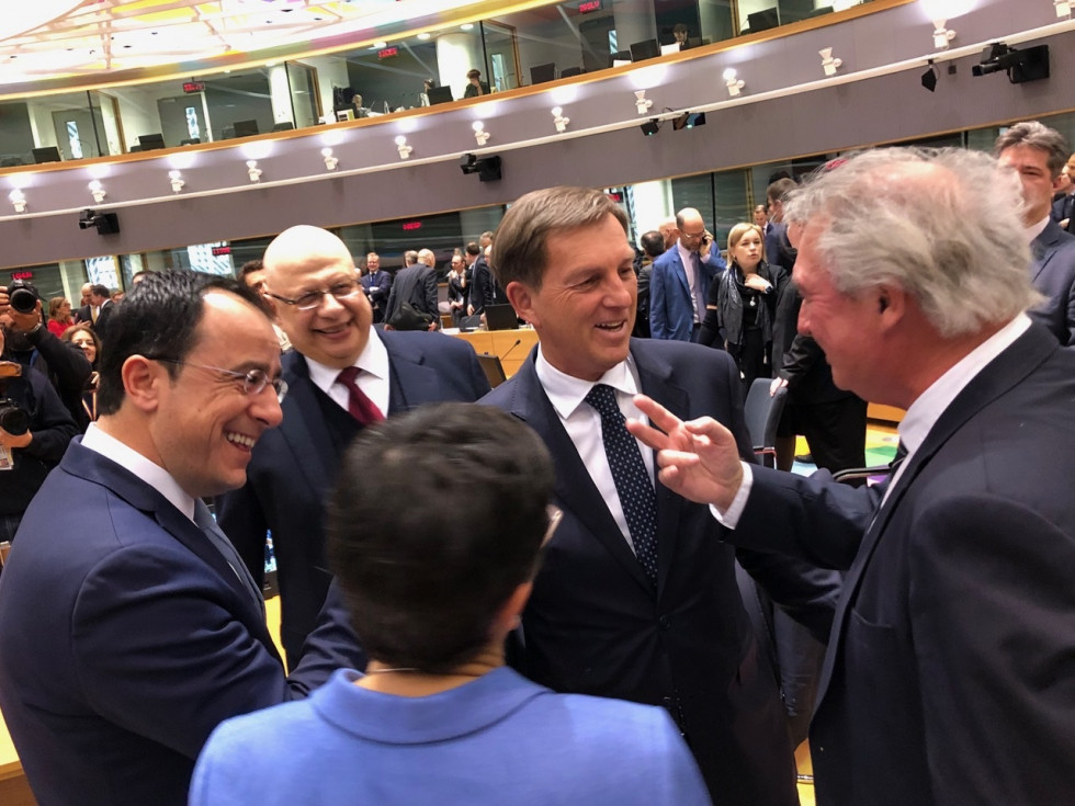 Foreign Minister Dr Miro Cerar, Minister of Foreign and European Affairs of Luxembourg Jean Asselborn, Foreign Minister of Spain Arancha González Laya and Foreign Minister of Cyprus Nikos Christodoulidi.