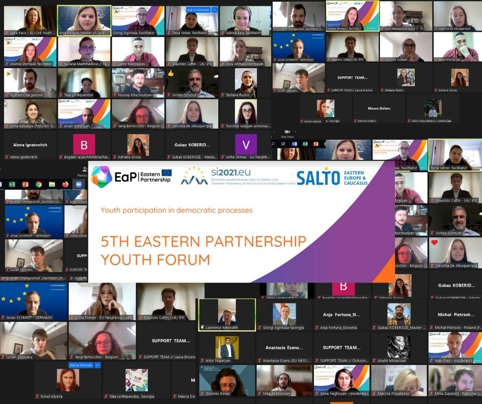 screenshot of the participants