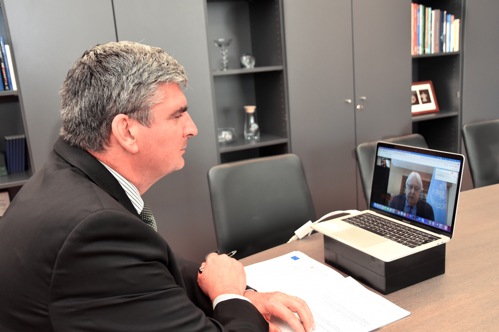 Dr. Raščan in front of the computer