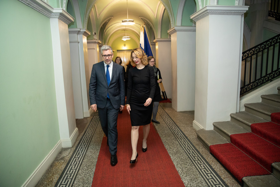 Državni sekretar Štucin in finska ministrico za evropske zadeve Tytti Tuppurainen