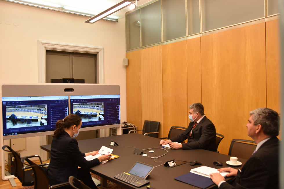 DState Secretary Raščan during the meeting