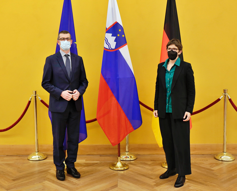 State Secretary Dovžan and Anna Lührmann