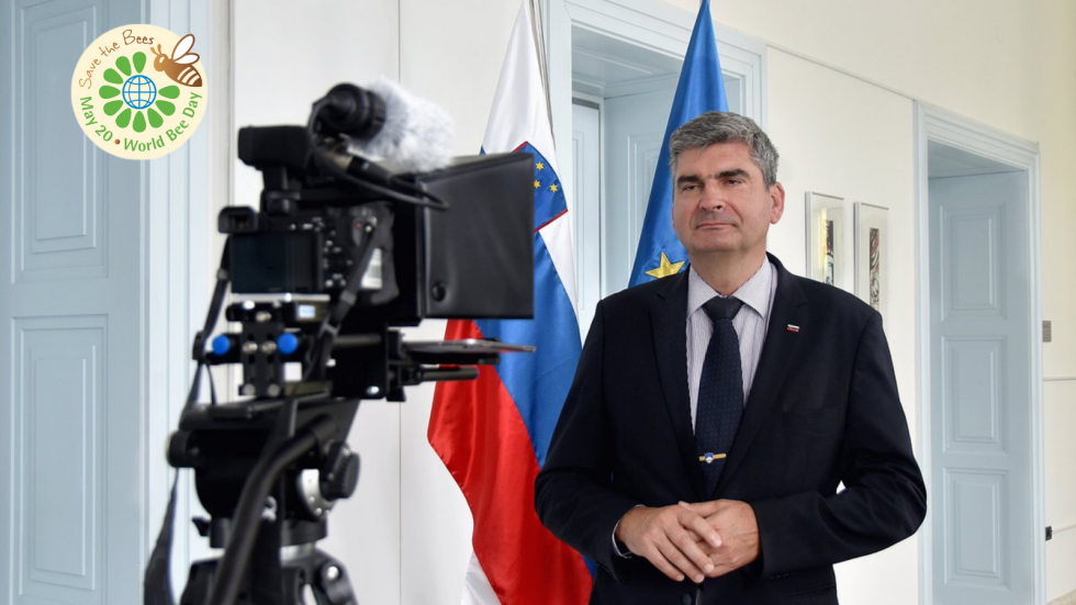 State Secretary Dr Raščan during the video address