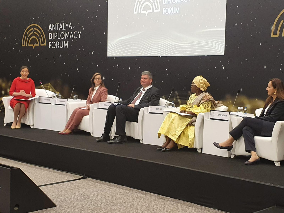 State Secretary Raščan participated in the panel at the Antalya Diplomacy Forum 
