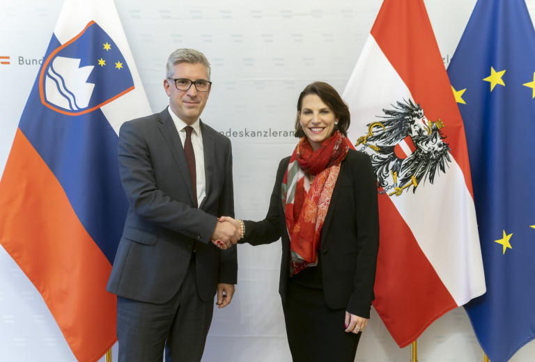 Državni sekretar Štucin na dvostranskem obisku na Dunaju